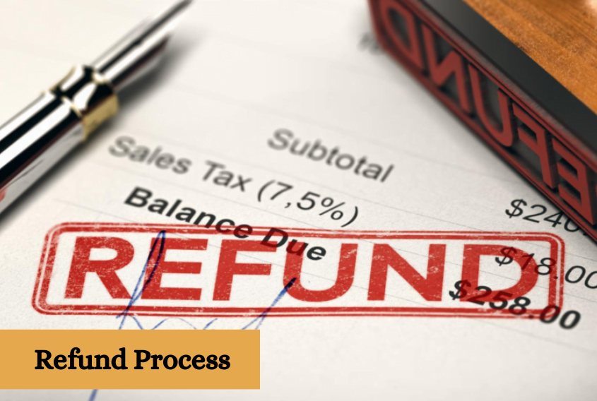 Refund Process of Tax and incomes